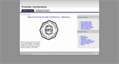 Desktop Screenshot of frontierconference.org